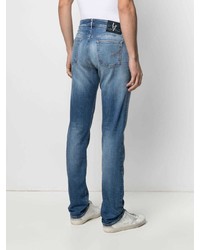 Hand Picked Mid Rise Straight Leg Jeans