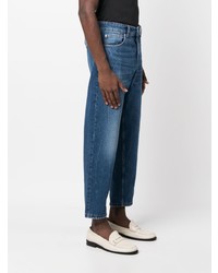 Ami Paris Mid Rise Straight Leg Jeans