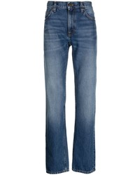 Nudie Jeans Mid Rise Straight Leg Jeans