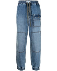 FIVE CM Mid Rise Tapered Jeans