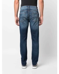 7 For All Mankind Mid Rise Tapered Leg Trousers