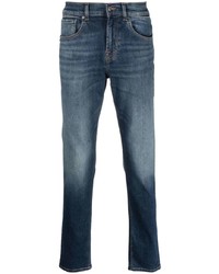7 For All Mankind Mid Rise Tapered Leg Trousers