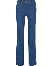 MiH Jeans Mih Jeans Berlin High Rise Straight Leg Jeans Mid Denim