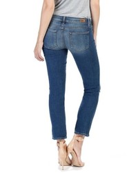 Paige Miki Crop Ankle Straight Leg Jeans