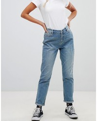 Urban Bliss Mom Jeans In Light Wash