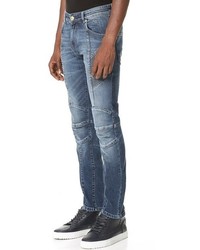 Pierre Balmain Moto Jeans