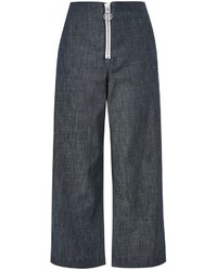 Topshop Moto Tailored Cropped Wide Leg Jeans