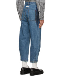 Ader Error Navy Colton Denim Jeans