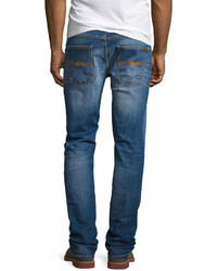 Nudie Jeans Nudie Grim Tim Slim Jeans Orange Cloud