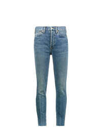 RE/DONE Originals High Rise Ankle Cropped Jeans