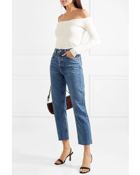 RE/DONE Originals Stovepipe High Rise Straight Leg Jeans