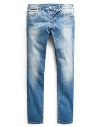 Mango Outlet Slim Fit Medium Wash Tim Jeans