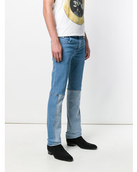 Icosae Panelled Slim Fit Jeans