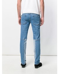 Icosae Panelled Slim Fit Jeans