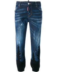 Dsquared2 Patterned Cool Girl Jeans