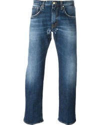 (+) People People Frayed Hem Straight Jeans