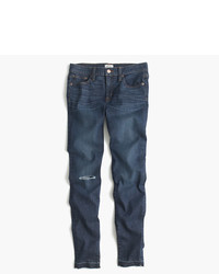 J.Crew Petite 8 Toothpick Jean In Point Lake Wash