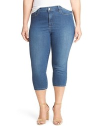 NYDJ Plus Size Ariel Stretch Denim Crop Jeans