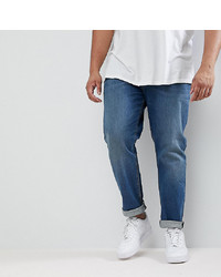 ASOS DESIGN Plus Slim Jeans In Mid Wash