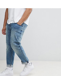 ASOS DESIGN Plus Slim Jeans In Mid Wash