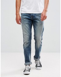 Tom Tailor Regular Fit Jeans With Heavy Wash