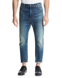 Vince Relaxed Straight Leg Jeans Blue