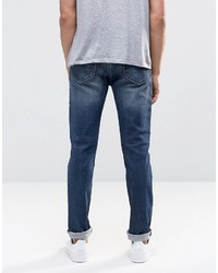 Lee Rider Slim Jeans Blue Gloss