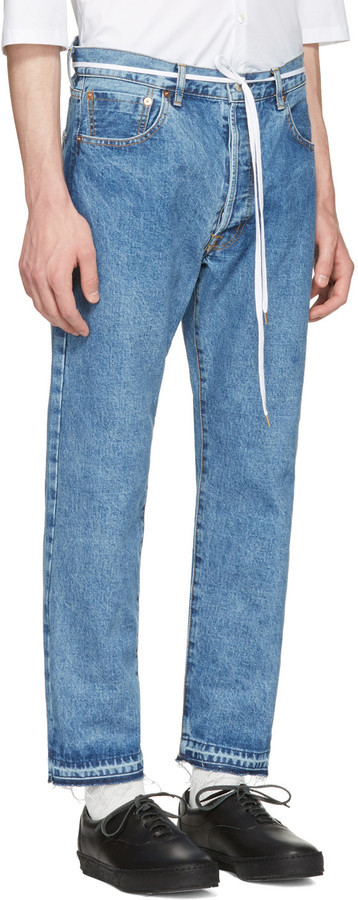 SASQUATCHfabrix. Sasquatchfabrix Indigo 90s Silhouette Jeans, $410 ...