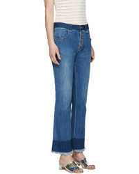 See by Chloe See By Chlo Indigo Dip Dyed Jeans