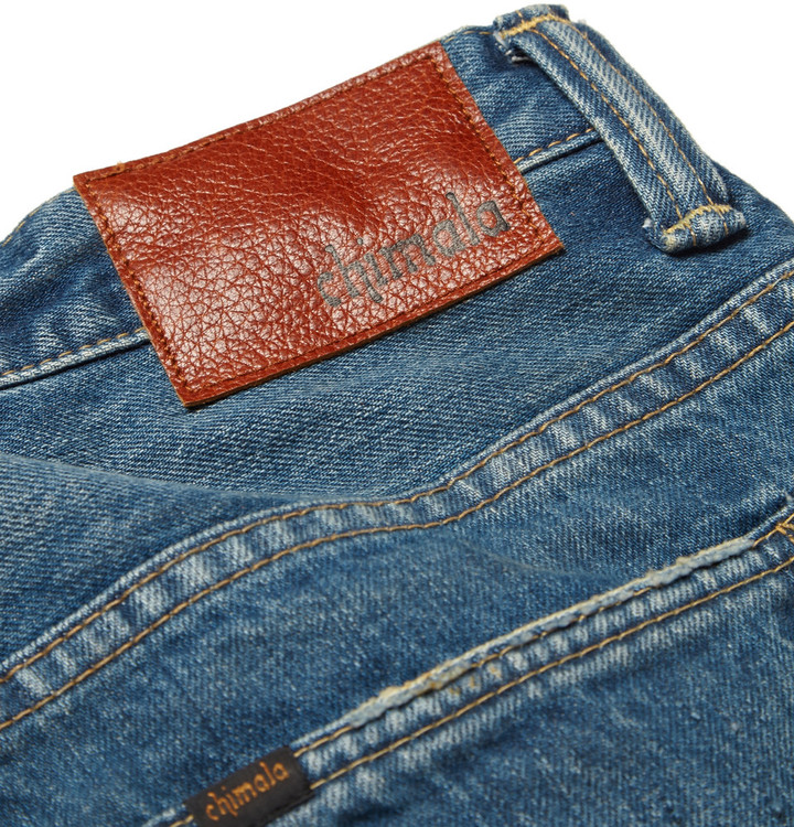 Chimala Selvedge Washed Denim Jeans, $505 | MR PORTER | Lookastic