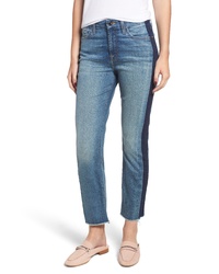 Jen7 Shadow Seam Straight Crop Jeans