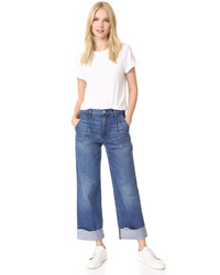 3x1 Shelter Pleated Crop Jeans