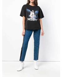 Misbhv Side Paint Stripe Jeans