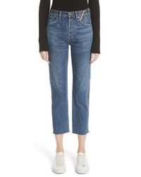 Jean Atelier Side Zip Crop Jeans