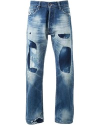 Simon Miller Patched Straight Leg Jeans