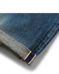 Chimala Slim Fit Cropped Selvedge Denim Jeans
