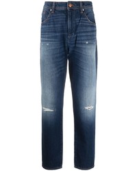 Armani Exchange Slim Fit Distressed Denim Jeans