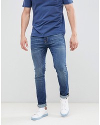 Selected Homme Slim Fit Mid Blue Jeans