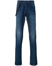 Emporio Armani Slim Fit Roll Up Jeans