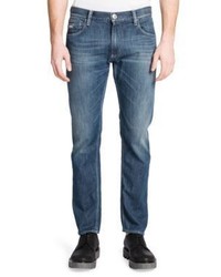 Emporio Armani Slim Fit Vintage Denim Jeans