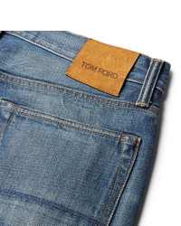 Tom Ford Slim Fit Washed Denim Jeans