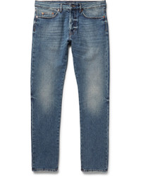 Valentino Slim Fit Washed Denim Jeans