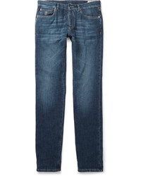 Brunello Cucinelli Slim Fit Washed Denim Jeans