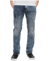 Calvin Klein Jeans Slim Straight Jeans In Bruise Indigo Wash Jeans