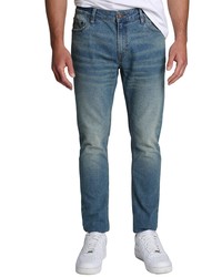 Jachs Slim Straight Leg Stretch Jeans In Light Wash At Nordstrom