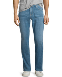 7 For All Mankind Slimmy Hightides Vintage Denim Jeans Light Blue