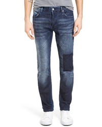 French Connection Snakeboard Patched Slim Fit Jeans