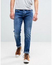 Wrangler Spencer Straight Fit Jeans Picth Blue Wash Ltd Ed
