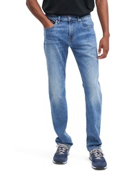 7 For All Mankind Squggle Stretch Straight Leg Jeans