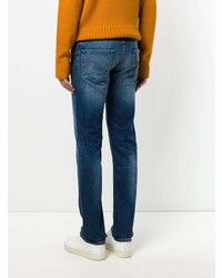 Jacob Cohen Stone Wash Tailored Jeans